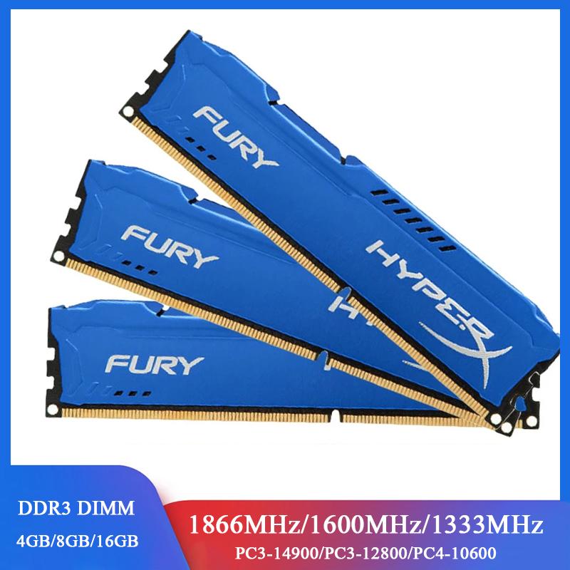 

RAMs Memoria DDR3L DDR3 8GB 4GB 1866MHz 1600MHz Desktop Memory 240 Pins DIMM 1.5V 1.35V RAM PC3-14900 PC3-12800 Fury MemoryRAMs RAMsRAMs