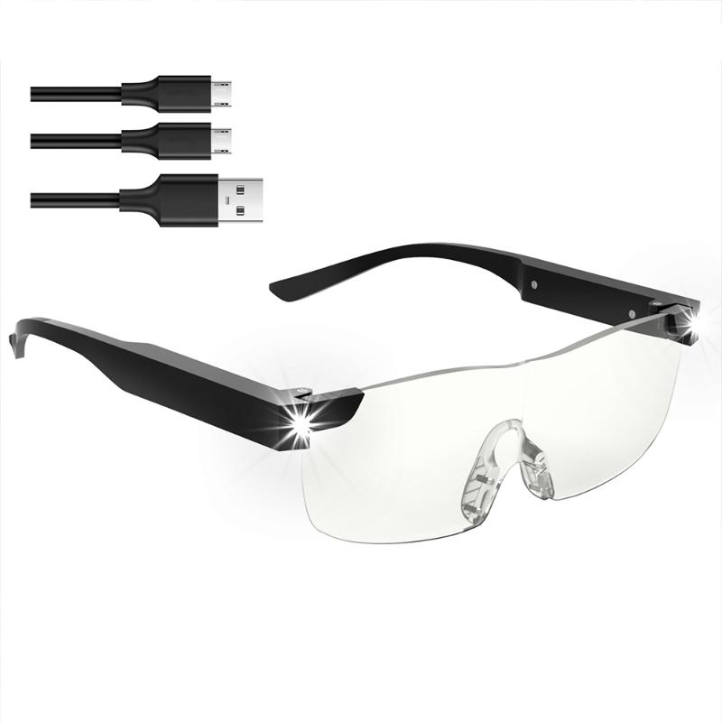 Sunglasses Magnifying Glasses With Light 160% 200% Lighted Eyeglasses Hands Free For Close Work USB Magnification GlassSunglasses Sunglasses
Sunglasses Magnifying Glasses With Light 160% 200% Lighted Eyeglasses Hands Free For Close Work USB Magnification GlassSunglasses Sunglasses