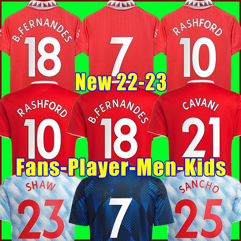 SANCHO 21 22 23 soccer jerseys RASHFORD MANS SHAW POGBA 2021 2022 2023 football shirt fans player version UTD MARTIAL B. FERNANDES men + kids kit, 22/23 kids home
SANCHO 21 22 23 soccer jerseys RASHFORD MANS SHAW POGBA 2021 2022 2023 football shirt fans player version UTD MARTIAL B. FERNANDES men + kids kit, 22/23 kids home