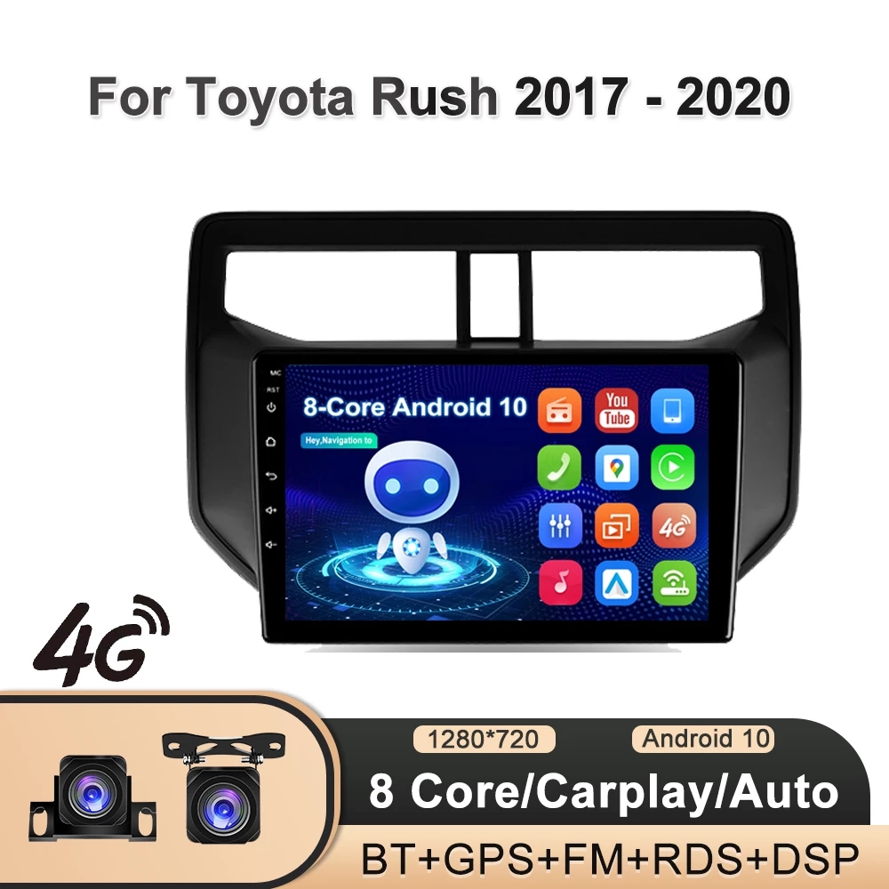 Android 10.1 Car Radio Video Stereo 9 Inch IPS HD GPS Navigation DSP Player for Toyota RUSH-2018
Android 10.1 Car Radio Video Stereo 9 Inch IPS HD GPS Navigation DSP Player for Toyota RUSH-2018