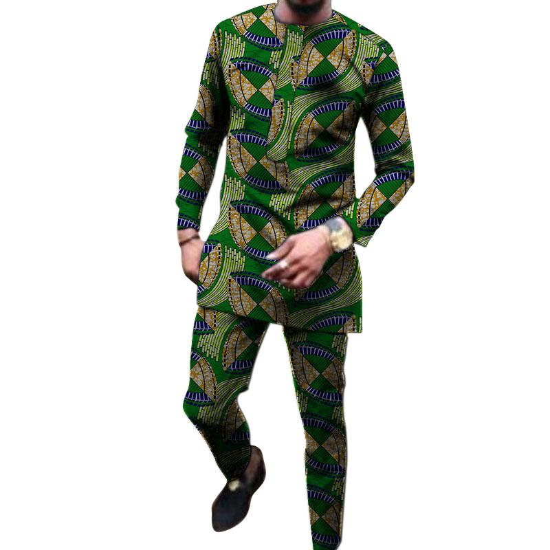 Men' Tracksuits African Print O-neck Shirts With Trousers Tailor Made Pant Sets Fashion Male Groom Suits Dashiki Outfits Event Clothes
Men' Tracksuits African Print O-neck Shirts With Trousers Tailor Made Pant Sets Fashion Male Groom Suits Dashiki Outfits Event Clothes