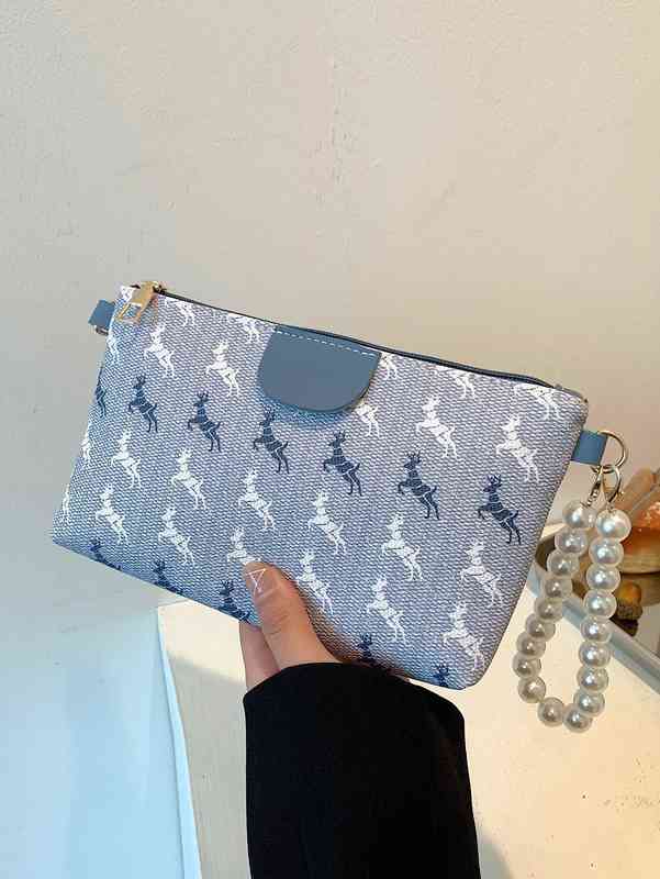 Bag Brand Designer Fashion Dinner Luxury Shoulder Handbag Animal Pattern Beaded Detail Square Superior Quality Genuine Shopping Wallet, Blue
Bag Brand Designer Fashion Dinner Luxury Shoulder Handbag Animal Pattern Beaded Detail Square Superior Quality Genuine Shopping Wallet, Blue