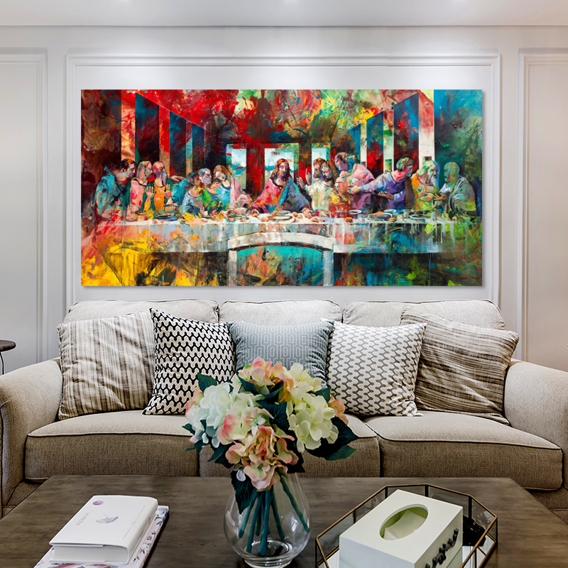 Leonardo Da Vinci's The Last Supper Famous Painting Art Posters and Print on Canvas Wall Art Painting for Living Room Home Decor
Leonardo Da Vinci's The Last Supper Famous Painting Art Posters and Print on Canvas Wall Art Painting for Living Room Home Decor
