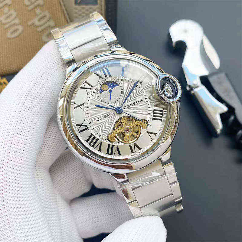 Luxury watches for women high quality Cart Blue balloon women's watch New movement leather steel band fully automatic mechanical student male SBEU, Golden white brown ribbon
Luxury watches for women high quality Cart Blue balloon women's watch New movement leather steel band fully automatic mechanical student male SBEU, Golden white brown ribbon