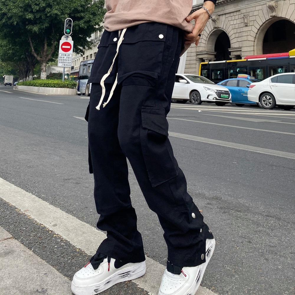 Fashion Chic Japanese Streetwear Joggers Men Cargo Pants High Street Stylish Techwear Pocket Hip Hop Breaking Harem Pants Male G220802 - view 4