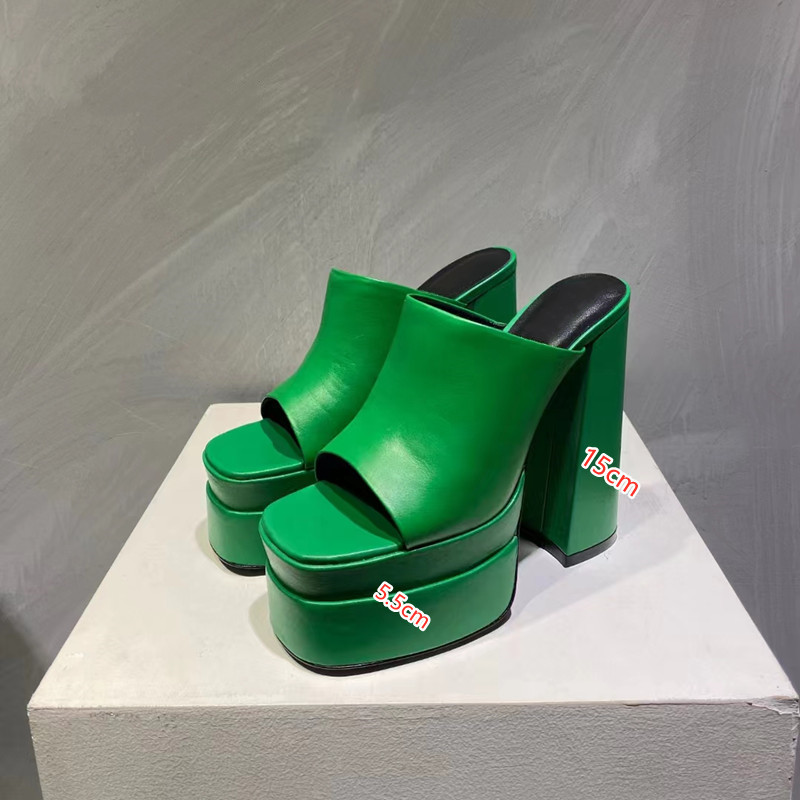 High heel Slippers sandals mules calf Leather slides chunky block high Heels slip-on open toe women Luxury Designers street style shoes Evening factory footwear15cm, Burgundyshoe box
High heel Slippers sandals mules calf Leather slides chunky block high Heels slip-on open toe women Luxury Designers street style shoes Evening factory footwear15cm, Burgundyshoe box