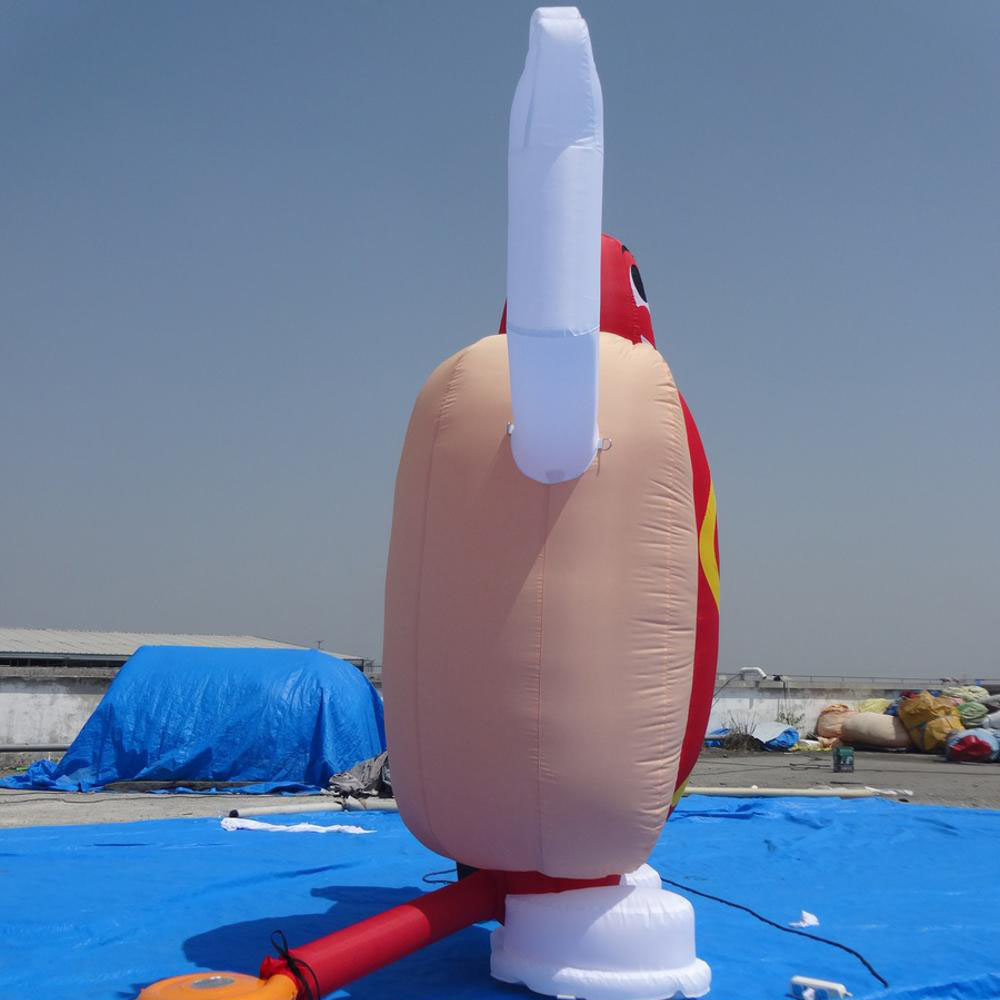 Cute Advertising Inflatable Hot Dog Cartoon,Giant Inflatable Sausage Balloon For Promotion