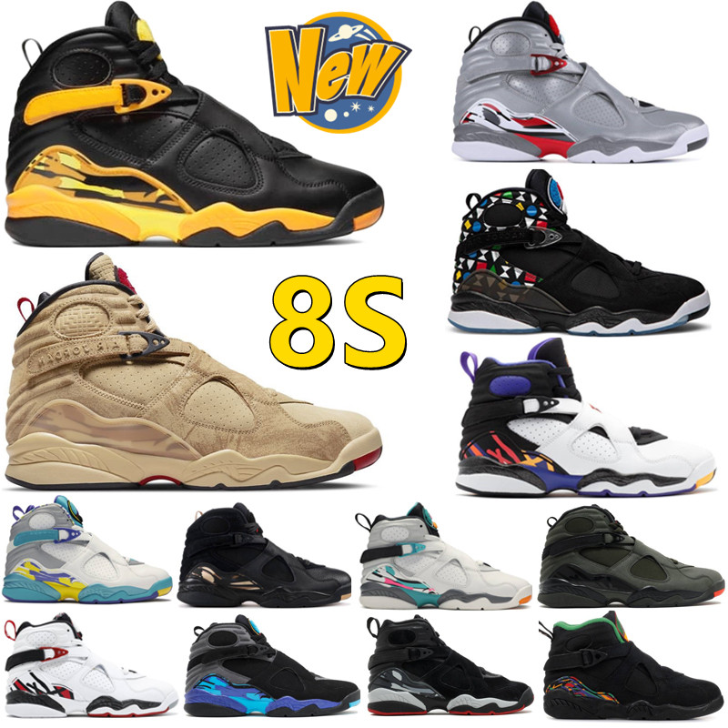 New 8 8s Men Women Basketball Shoes University Blue UNC Electric Green DMP 8 Black Taxi Samurai Aqua Chrome South Beach Three Peat Unisex Sport Trainers Sneakers, Box
New 8 8s Men Women Basketball Shoes University Blue UNC Electric Green DMP 8 Black Taxi Samurai Aqua Chrome South Beach Three Peat Unisex Sport Trainers Sneakers, Box