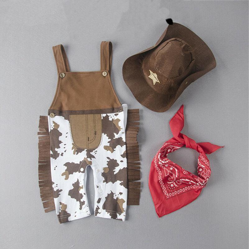 Clothing Sets Toddler Baby Boy Girl Clothes Camouflage Printed Cowboy Costume Outfit Romper Hat Scarf Party 0-24MClothing
Clothing Sets Toddler Baby Boy Girl Clothes Camouflage Printed Cowboy Costume Outfit Romper Hat Scarf Party 0-24MClothing
