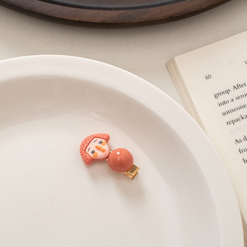 S2889 Fashion Jewelry Cute Funny Little Hair Clip Cartoon Mini Character Duck Beak Clip Women Girl Hair Accessories