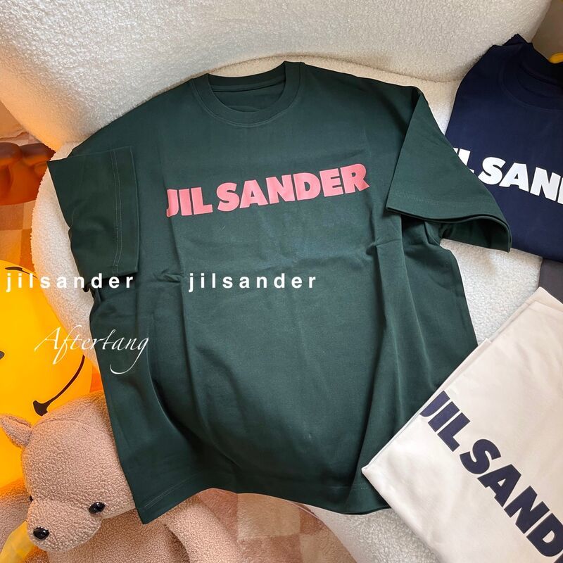 JIL Spring and Summer SANDER Letters Loose Round Neck Cotton Short-sleeved T-shirts Men and Women, White
JIL Spring and Summer SANDER Letters Loose Round Neck Cotton Short-sleeved T-shirts Men and Women, White