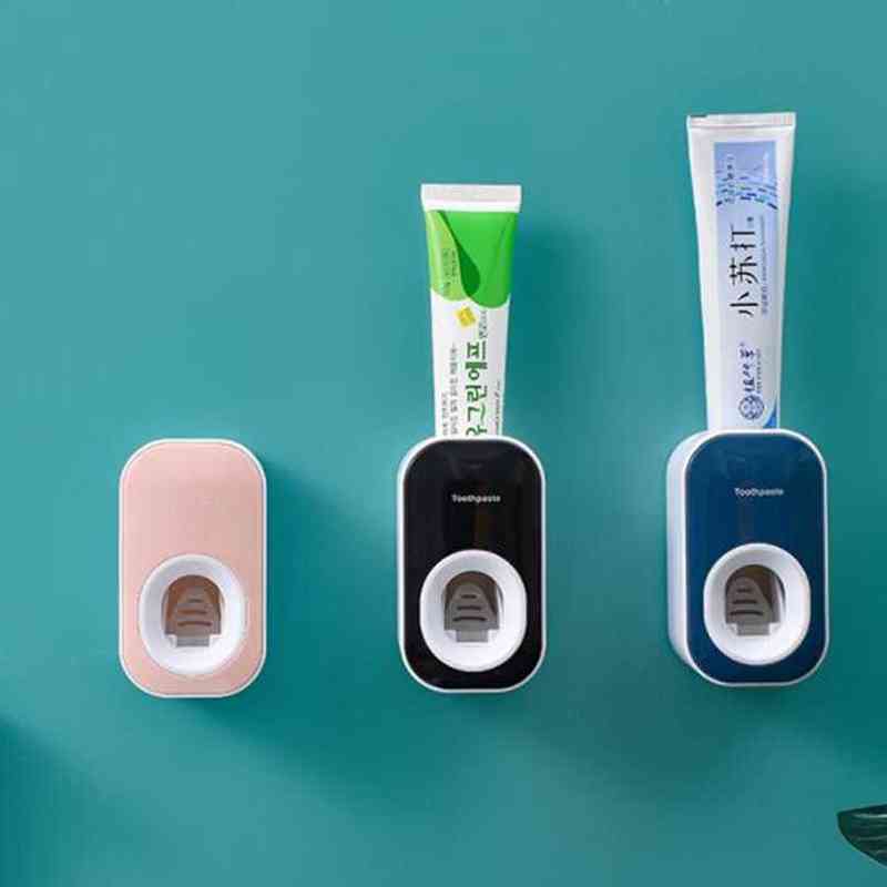 Toothbrush Automatic Toothpaste Squeezer Wall-mounted Rack Creative Bathroom Dispenser Holder for Child 0511