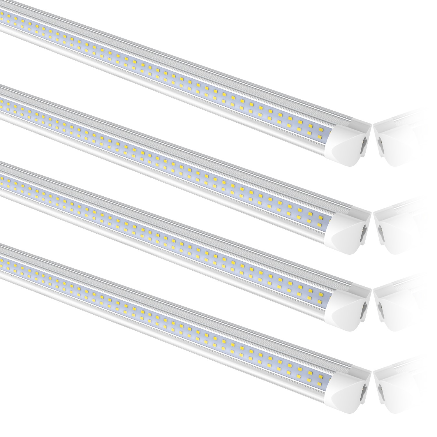 US STOCK 8FT LED Tube T8 Integrated 6000K Cold White 72W Transparent Cover Lights High Output Linkable LEDs Light Ceiling Garage Lighting
US STOCK 8FT LED Tube T8 Integrated 6000K Cold White 72W Transparent Cover Lights High Output Linkable LEDs Light Ceiling Garage Lighting