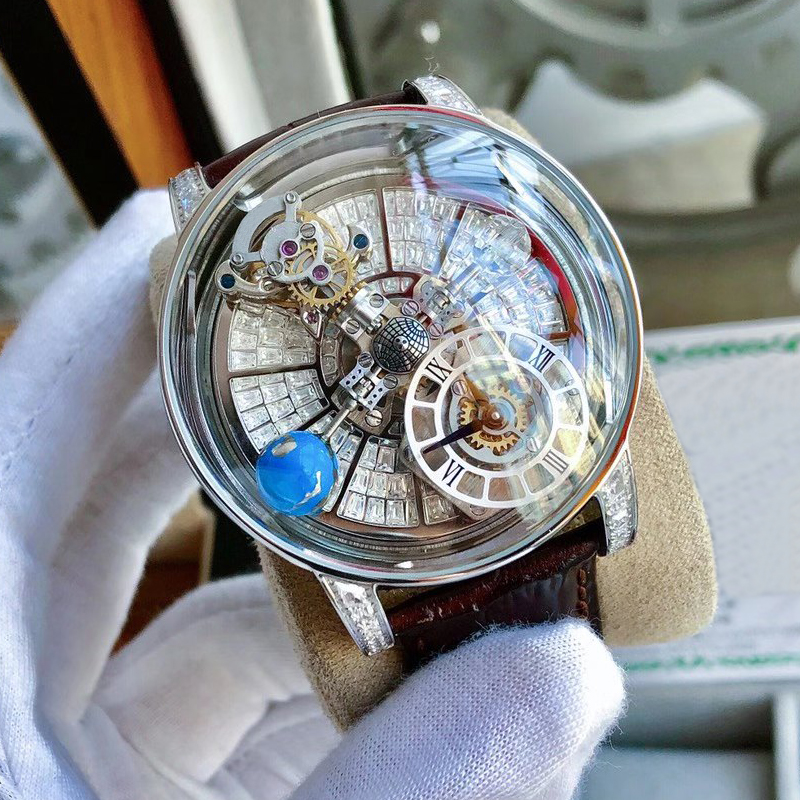 2022 New Version Transparent Skeleton Watch Fly wheels Silver case blue leather strap Mens Top quality Automatic ETA movement Luxury Sapphire glass Watches, 02
2022 New Version Transparent Skeleton Watch Fly wheels Silver case blue leather strap Mens Top quality Automatic ETA movement Luxury Sapphire glass Watches, 02