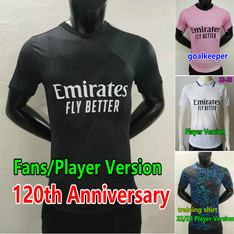 22 23 BENZEMA HAZARD soccer jerseys 120th anniversary Fans Player Version CAMAVINGA ALABA ASENSIO MODRIC football shirt MARCELO VALVERDE COURTOIS camiseta mykit, Player training shirt
22 23 BENZEMA HAZARD soccer jerseys 120th anniversary Fans Player Version CAMAVINGA ALABA ASENSIO MODRIC football shirt MARCELO VALVERDE COURTOIS camiseta mykit, Player training shirt