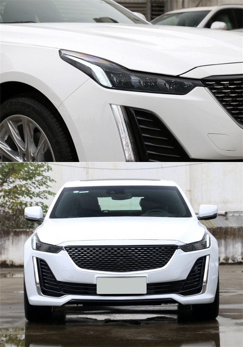 Car Styling Headlights For Cadillac CT5 20 20-2022 LED Running Dynamic Turn Signal High Beam Head Lights