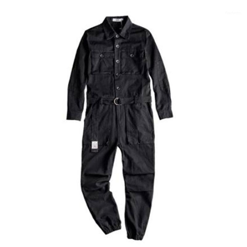 Men' Jeans Jumpsuit Long Sleeve Lapel Multi-pocket Ankle Feet Fashion Black Yellow Cargo Pants
Men' Jeans Jumpsuit Long Sleeve Lapel Multi-pocket Ankle Feet Fashion Black Yellow Cargo Pants