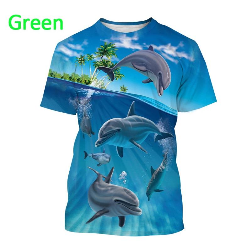 Men's T-Shirts Summer Animal Funny Dolphin 3D Printing Personality Hip-hop Cartoon Unisex Casual Round Neck Sports T-shirt, Black
Men's T-Shirts Summer Animal Funny Dolphin 3D Printing Personality Hip-hop Cartoon Unisex Casual Round Neck Sports T-shirt, Black