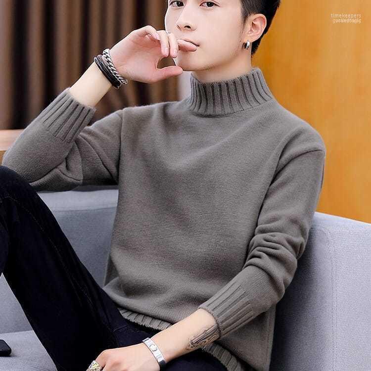 Autumn Winter Men Half Turtleneck Thick Warm Knitted Sweater Male Korean Loose Casual Pull Homme Pullover Sweaters Z1 Men's Time22, 5851grey
Autumn Winter Men Half Turtleneck Thick Warm Knitted Sweater Male Korean Loose Casual Pull Homme Pullover Sweaters Z1 Men's Time22, 5851grey