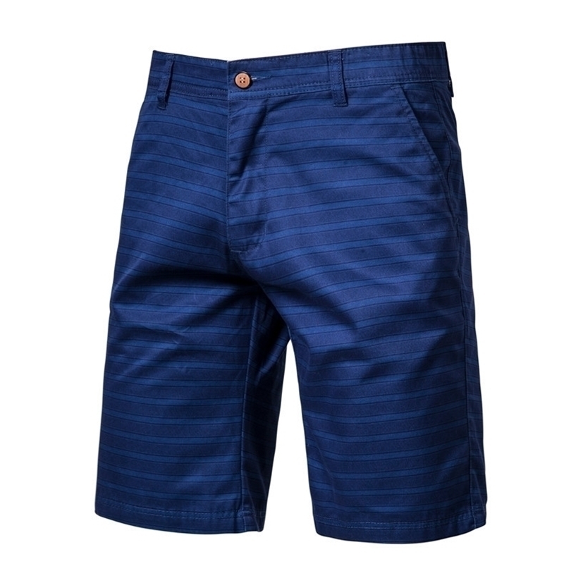 New Summer 100% Cotton Social Shorts Men Slim Casual Style Short Men Pants Fitness Quality Mens Shorts Mens Clothing T200512