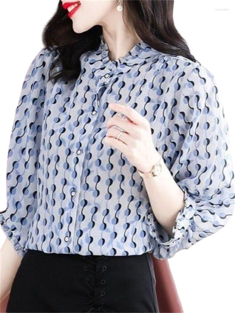 Women' Blouses & Shirts Loose Women Spring Summer Lady Fashion Casual Half Sleeve O-Neck Collar Printing Blusas Tops WY0627Women' Chee22, Blue
Women' Blouses & Shirts Loose Women Spring Summer Lady Fashion Casual Half Sleeve O-Neck Collar Printing Blusas Tops WY0627Women' Chee22, Blue