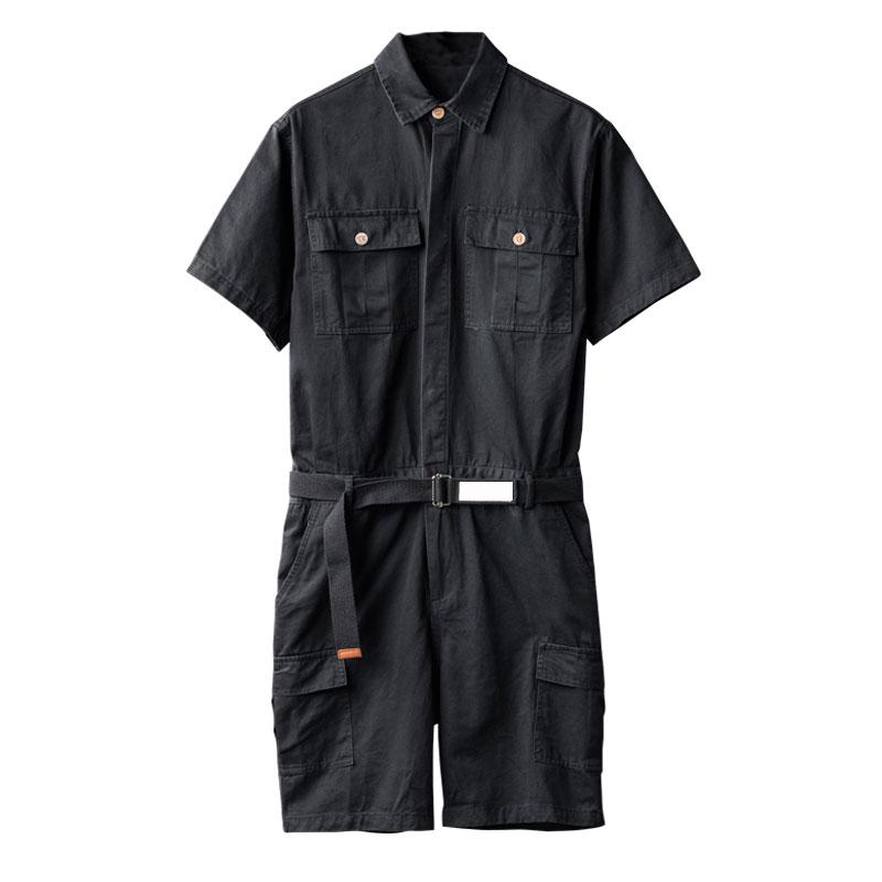 Men's Shorts Summer Short Sleeve Jumpsuit Men Overalls Lapel Multi Pocket Solid Color Cotton Loose Casual Black Khaki PantsMen's
Men's Shorts Summer Short Sleeve Jumpsuit Men Overalls Lapel Multi Pocket Solid Color Cotton Loose Casual Black Khaki PantsMen's