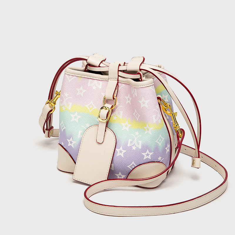 Summer New Style tote Branded Designer Babel Pinkors Gradient Colourful Printed Leather Bucket Tote Bag For Women Shoulder Handbag, Customize
Summer New Style tote Branded Designer Babel Pinkors Gradient Colourful Printed Leather Bucket Tote Bag For Women Shoulder Handbag, Customize