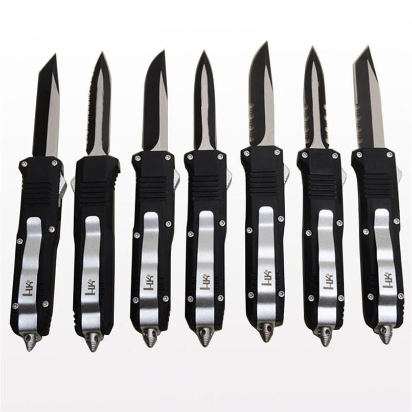 7 Styles BENCHMADE Mini HK Automatic knives 440 stainless steel blade Infidel Double action Pocket knife with nylon sheath and ret268A
7 Styles BENCHMADE Mini HK Automatic knives 440 stainless steel blade Infidel Double action Pocket knife with nylon sheath and ret268A
