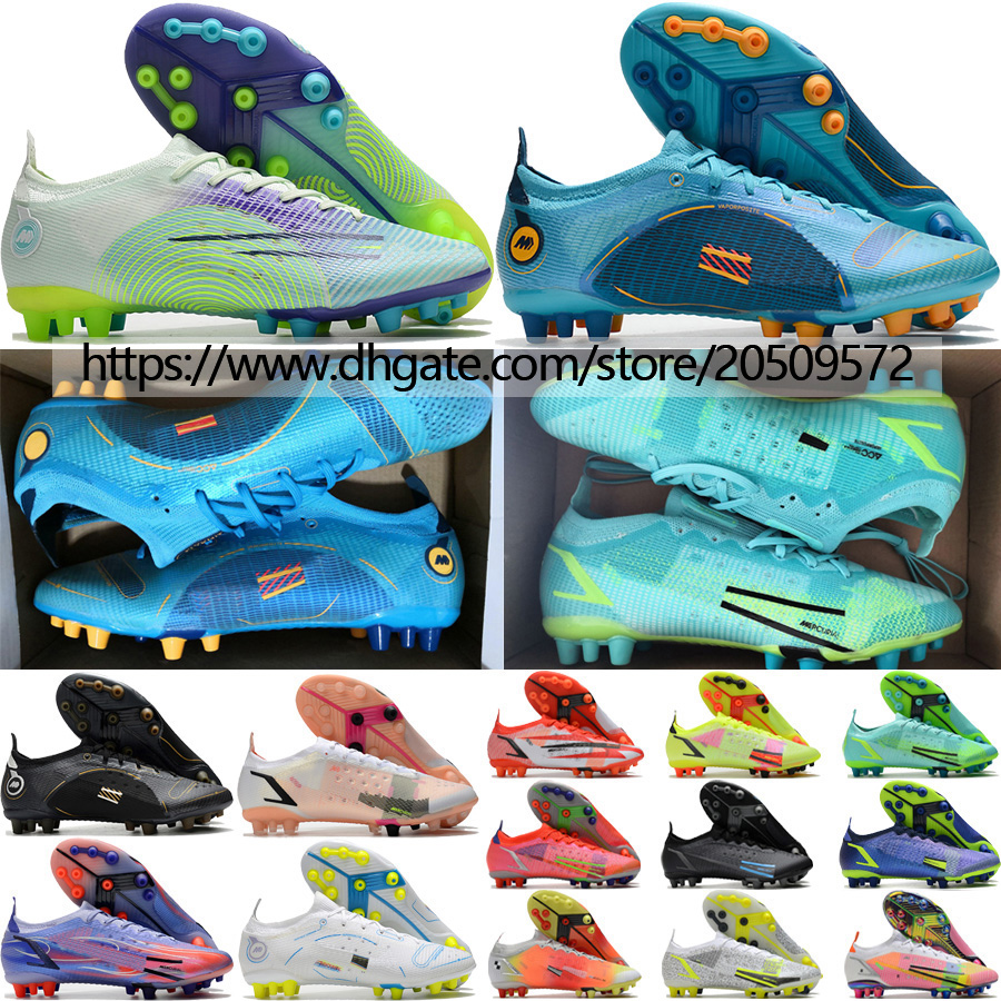 Send With Bag Football Boots Mercurial Vapores 14 Elite Pro AG Soccer Cleats Mens Top Quality Ronaldo CR7 Mbappe Dream Speed 5 Knit Football Shoes Size US6.5-12
Send With Bag Football Boots Mercurial Vapores 14 Elite Pro AG Soccer Cleats Mens Top Quality Ronaldo CR7 Mbappe Dream Speed 5 Knit Football Shoes Size US6.5-12