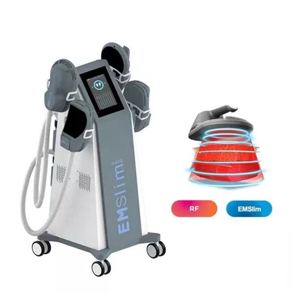 High intensity electromagnetic ems muscle building slimming hiemt pro body shape fat burning emslim beauty machine