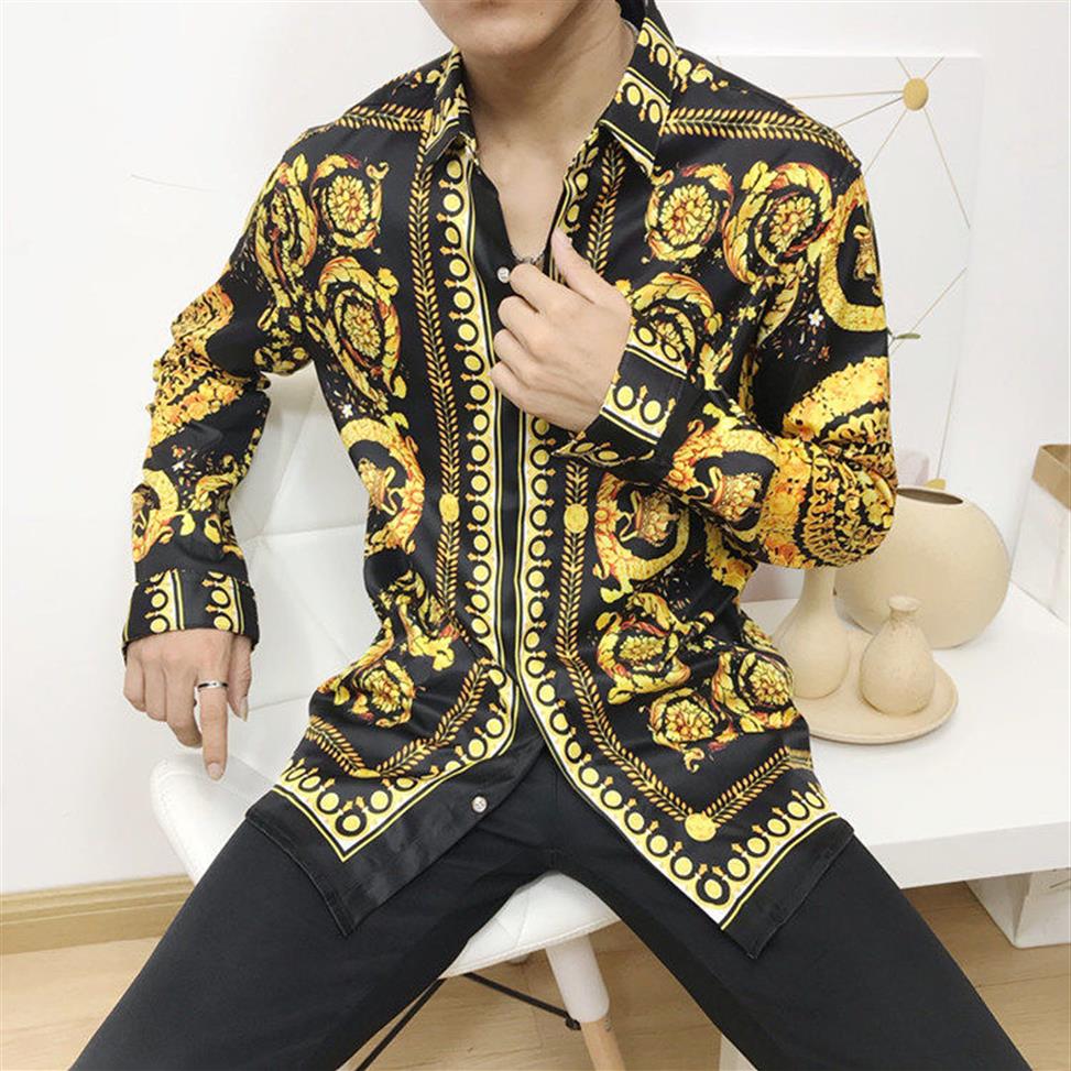 2021 seestern Brand clothing Dress shirts 3D print Medusa shirts men long sleeve party club designer tops man nightclub snake2578, Blue
2021 seestern Brand clothing Dress shirts 3D print Medusa shirts men long sleeve party club designer tops man nightclub snake2578, Blue