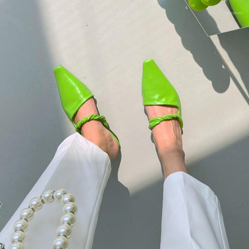 Slippers Designer Women's Mules Shoes PU Leather Slides Casual Slip On Outside Flats Femme Sandals, Green
Slippers Designer Women's Mules Shoes PU Leather Slides Casual Slip On Outside Flats Femme Sandals, Green