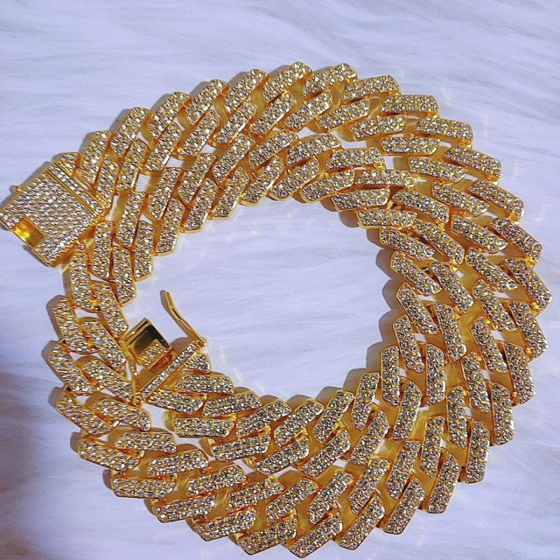Chains Crystal 20MM Iced Out Miami Cuban Link Chain Necklace For Men Jewelry Choker Fashion Charm Women Rock Hip Hop GifsChains ChainsChains
Chains Crystal 20MM Iced Out Miami Cuban Link Chain Necklace For Men Jewelry Choker Fashion Charm Women Rock Hip Hop GifsChains ChainsChains