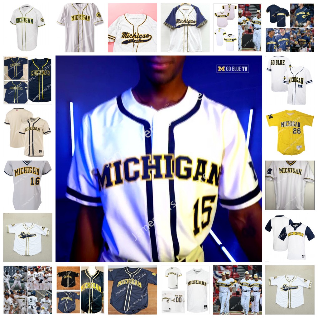 Custom Stitched Michigan Wolverines Baseball Jersey 18 JORDO ROGERS 19 LOGAN WOOD 20 WILLIE WEISS 50 CASEY BUCKLEY 51 JACK VAN REMORTEL RYAN ZIMMER 55 CAMERON WESTON
Custom Stitched Michigan Wolverines Baseball Jersey 18 JORDO ROGERS 19 LOGAN WOOD 20 WILLIE WEISS 50 CASEY BUCKLEY 51 JACK VAN REMORTEL RYAN ZIMMER 55 CAMERON WESTON