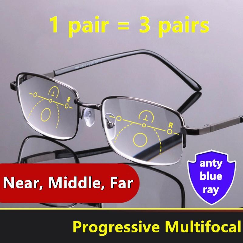 Sunglasses Quality Progressive Multifocal Bifocal Reading Glasses Men Women Anti Blue Light Optics Eyeglasses Anti-Computer Radiation
Sunglasses Quality Progressive Multifocal Bifocal Reading Glasses Men Women Anti Blue Light Optics Eyeglasses Anti-Computer Radiation