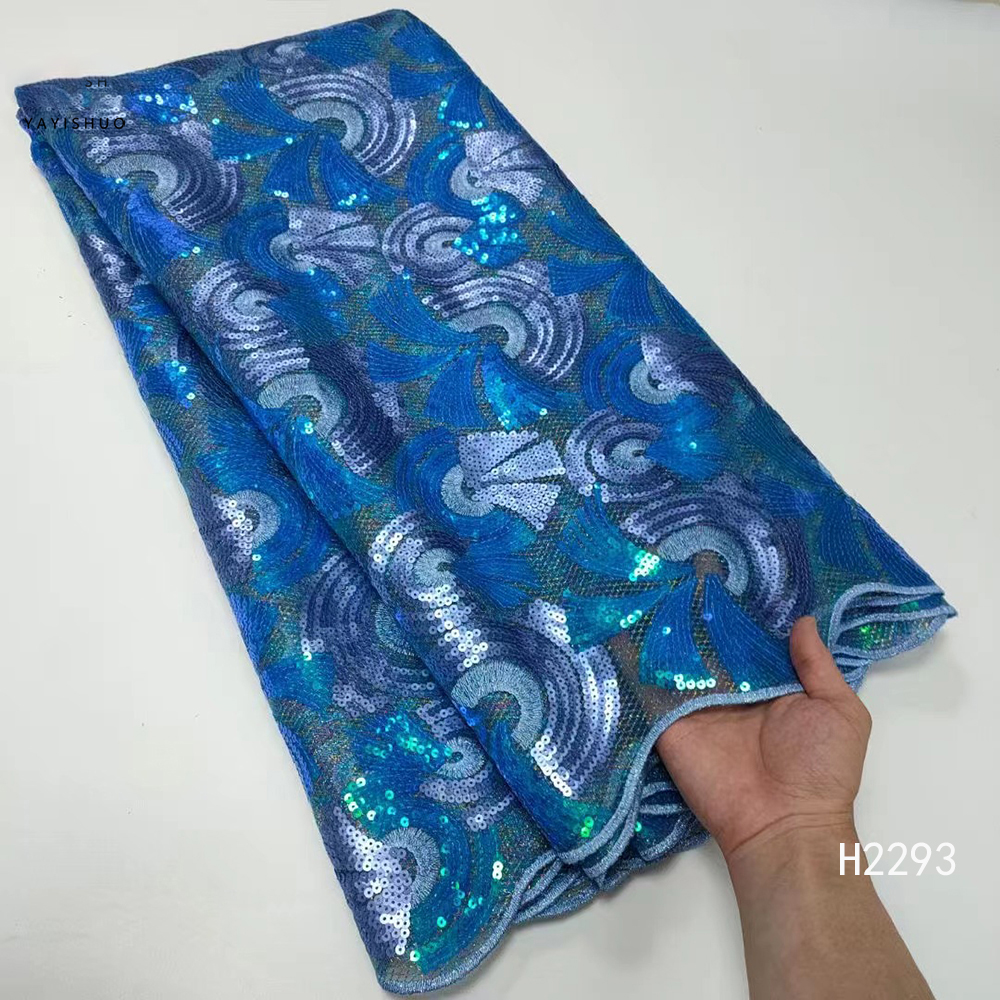 African Organza Sequins Net Lace Fabric 5 Yards 2022 High Quality Nigerian Wedding French Tulle Lace Material H2293
African Organza Sequins Net Lace Fabric 5 Yards 2022 High Quality Nigerian Wedding French Tulle Lace Material H2293
