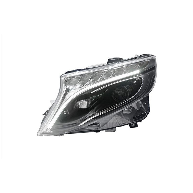 Headlights All LED For Benz Vito 20 13-20 19 Head Lights W447 DRL+Bi-Xenon Lens LED Crystal Angel Eyes Turn Signal Headlight