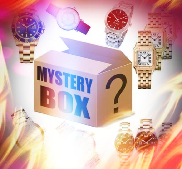 Luxury Favor Gifts Men Women Quartz Watches Lucky Boxes One Random Blind Box Mystery Gift stopwatch Wristwatch relogies relojes gift