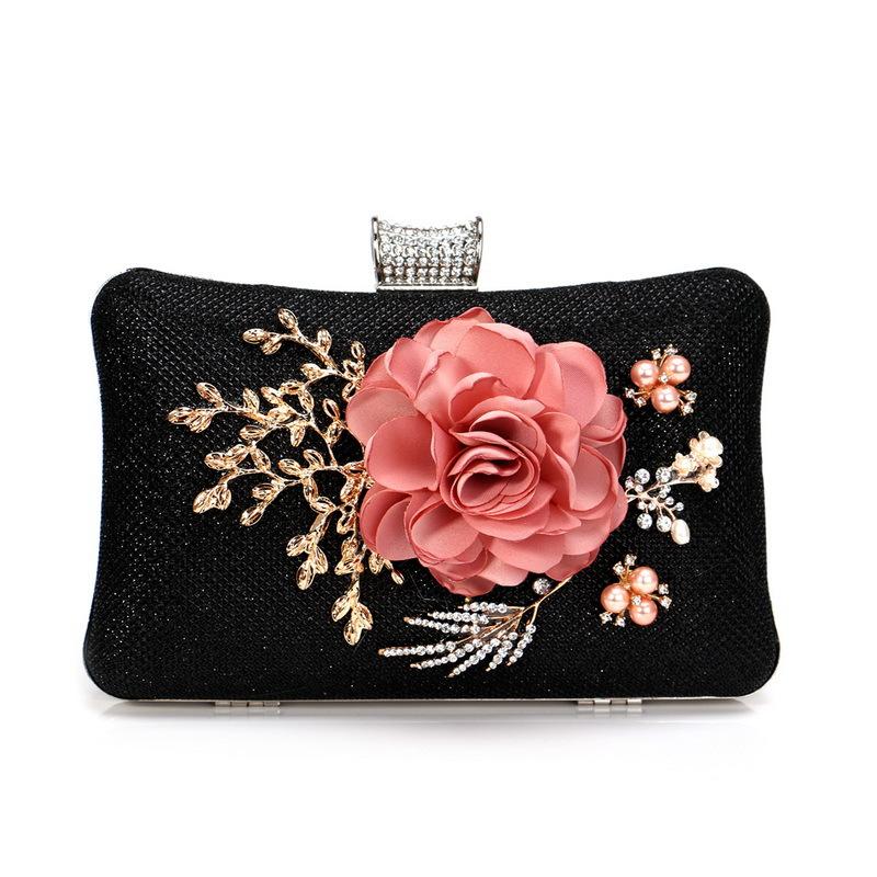 Evening Bags Flower Fashion Women Diamonds Metal Beaded Party Wedding Handbags For Dinner Shoulder Purse YM1548Evening, Black
Evening Bags Flower Fashion Women Diamonds Metal Beaded Party Wedding Handbags For Dinner Shoulder Purse YM1548Evening, Black