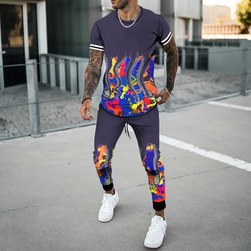 Men' Tracksuits Summer Men Fashion Tentacle Tracksuit Suit Crew Neck Trend Breathable Outfit Short Sleeve/Trousers 3D Printed Casual Set 6X, 37 (4)
Men' Tracksuits Summer Men Fashion Tentacle Tracksuit Suit Crew Neck Trend Breathable Outfit Short Sleeve/Trousers 3D Printed Casual Set 6X, 37 (4)
