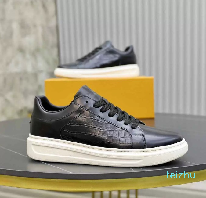 Top Quality Beverly Hills Low-top Sneakers Shoes Chunky Rubber Sole White Black Grained Calf Leather Trainers Platform Sole Casual Walking
Top Quality Beverly Hills Low-top Sneakers Shoes Chunky Rubber Sole White Black Grained Calf Leather Trainers Platform Sole Casual Walking