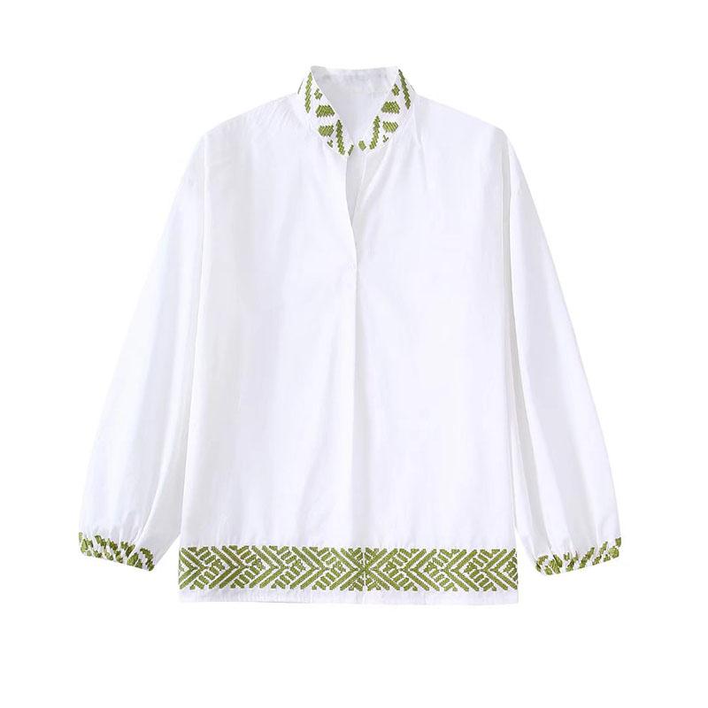 Women's Blouses & Shirts Embroidery Chic Lady Shirt Vintage Long Sleeve The Fashion Woman 2022 Button Lapel Female Tops B22717Women's, Photo color
Women's Blouses & Shirts Embroidery Chic Lady Shirt Vintage Long Sleeve The Fashion Woman 2022 Button Lapel Female Tops B22717Women's, Photo color
