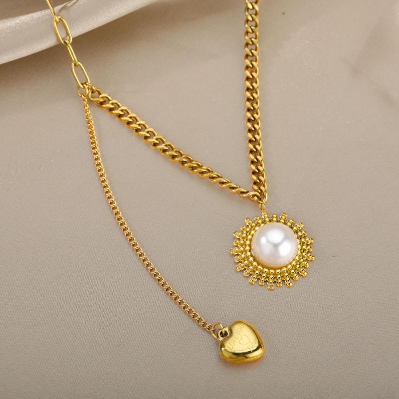 Pendant Necklaces Irregular Pearl Sun For Women Stainless Steel Heart Charm Necklace 2022 Vintage Jewelry Accessories GiftPendant
Pendant Necklaces Irregular Pearl Sun For Women Stainless Steel Heart Charm Necklace 2022 Vintage Jewelry Accessories GiftPendant