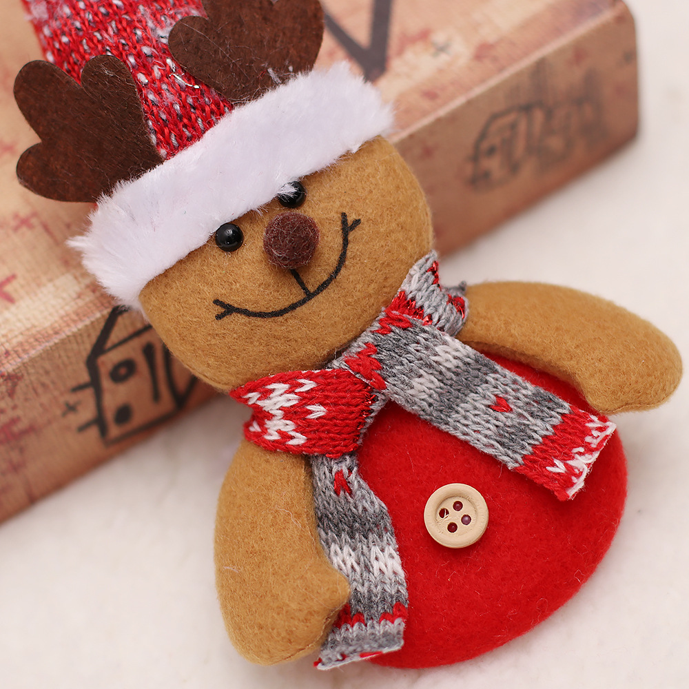 Christmas Decorations Cartoon Figures Pendant Accessories Scene Ornaments Props Kindergarten Gifts