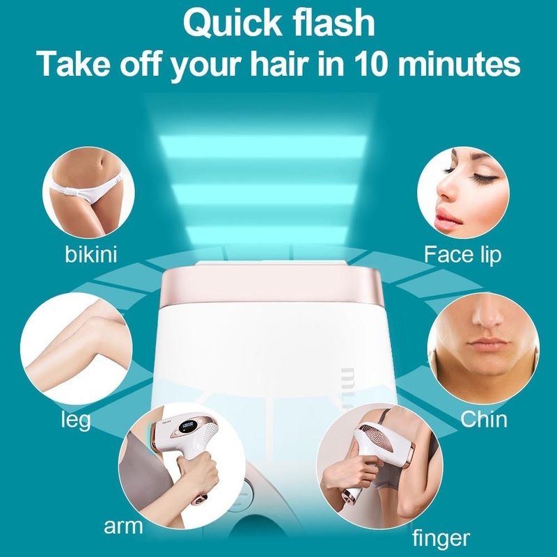 MLAY T4 IPL Laser Hair Removal Machine Epilator Lady Shaver Mini Portable Body Hair Remover Machine For Women Men 220323