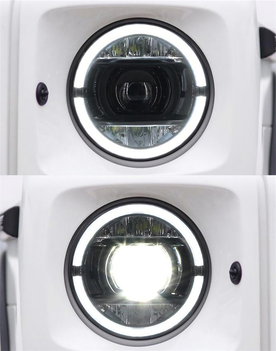 For Benz W463 G350 G500 G63 20 07-20 17 Driving Lights LED Front Headlight Replacement DRL Daytime light