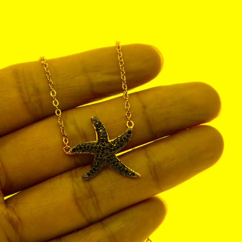 Chains Black Zircon Star Necklaces & Pendants Summer Choker Necklace Women Long Chain Rose Gold Color Cz Jewelry Bijoux FemmeChains
Chains Black Zircon Star Necklaces & Pendants Summer Choker Necklace Women Long Chain Rose Gold Color Cz Jewelry Bijoux FemmeChains