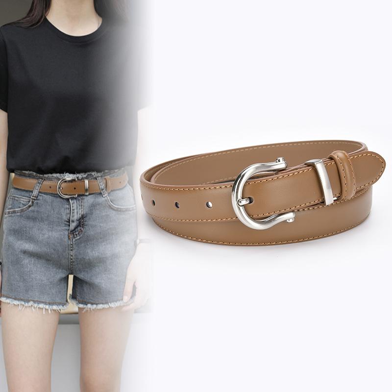 Belts Ladies Belt Simple Joker Buckle Fashion Decorative Female Student Jeans Designer For Women, White
Belts Ladies Belt Simple Joker Buckle Fashion Decorative Female Student Jeans Designer For Women, White