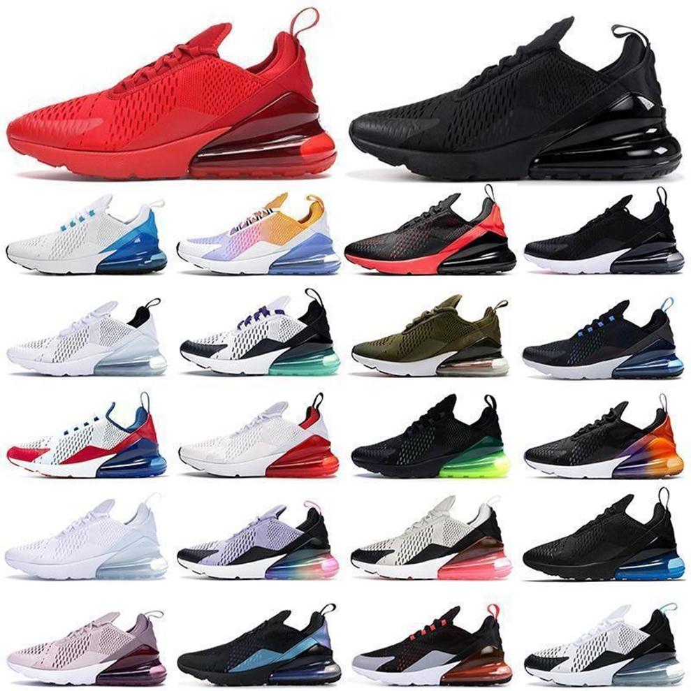 

270 Running Shoes Big Size 36-49 Mens Sneakers Triple Black White University Red Hyper Royal USA Oreo Men Womens Trainers Runner J218H