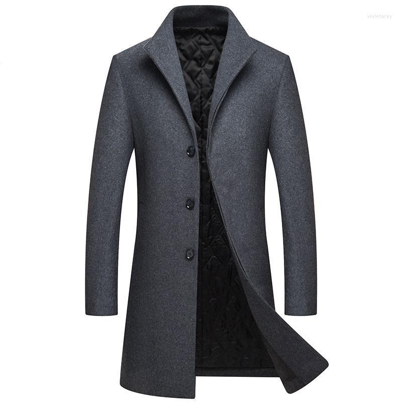 Men's Trench Coats Brand Winter Coat Mens Overcoat Woolen For Men X-Long Casual Solid Abrigo Hombre Wool Viol22, Black
Men's Trench Coats Brand Winter Coat Mens Overcoat Woolen For Men X-Long Casual Solid Abrigo Hombre Wool Viol22, Black
